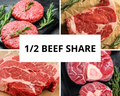 1/2 Cow Processed and Delivered